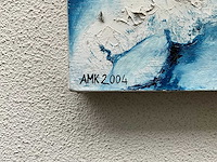 Gesigneerd amk2004 wanddecoratie - afbeelding 2 van  2
