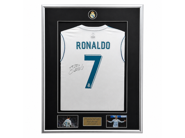 Gesigneerd voetbalshirt, adidas, real madrid, cristiano ronaldo - afbeelding 1 van  12