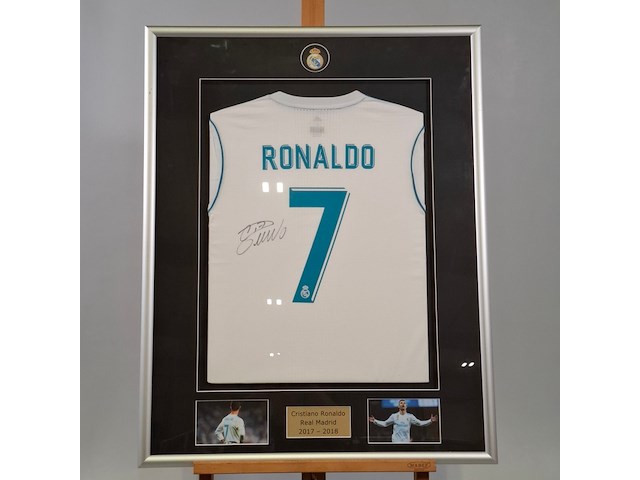 Gesigneerd voetbalshirt, adidas, real madrid, cristiano ronaldo - afbeelding 6 van  12