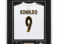 Gesigneerd voetbalshirt, adidas, real madrid, ronaldo luís nazário de lima