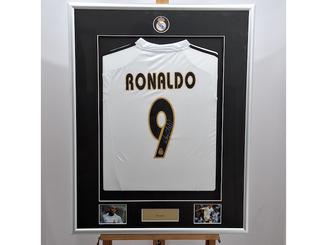 Gesigneerd voetbalshirt, adidas, real madrid, ronaldo luís nazário de lima - afbeelding 3 van  10