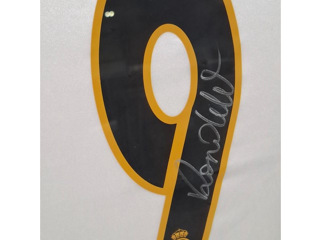 Gesigneerd voetbalshirt, adidas, real madrid, ronaldo luís nazário de lima - afbeelding 8 van  10