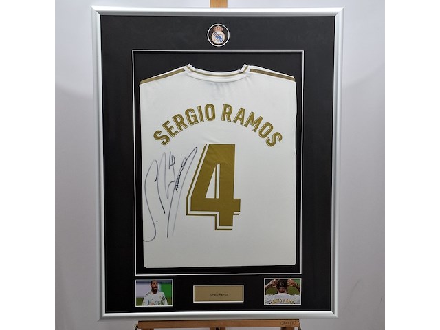 Gesigneerd voetbalshirt, adidas, real madrid, sergio ramos - afbeelding 2 van  7