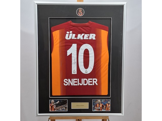 Gesigneerd voetbalshirt, galatasaray, wesley sneijder - afbeelding 2 van  7