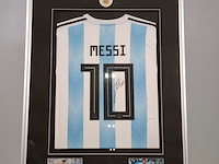 Gesigneerd voetbalshirt, lionel messi, asociación del fútbol argentino, adidas - afbeelding 4 van  10