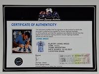 Gesigneerd voetbalshirt, lionel messi, asociación del fútbol argentino, adidas - afbeelding 9 van  10
