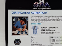 Gesigneerd voetbalshirt, lionel messi, asociación del fútbol argentino, adidas - afbeelding 10 van  10