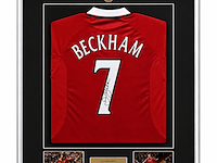 Gesigneerd voetbalshirt, manchester united, david beckham