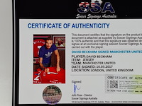 Gesigneerd voetbalshirt, manchester united, david beckham - afbeelding 12 van  12