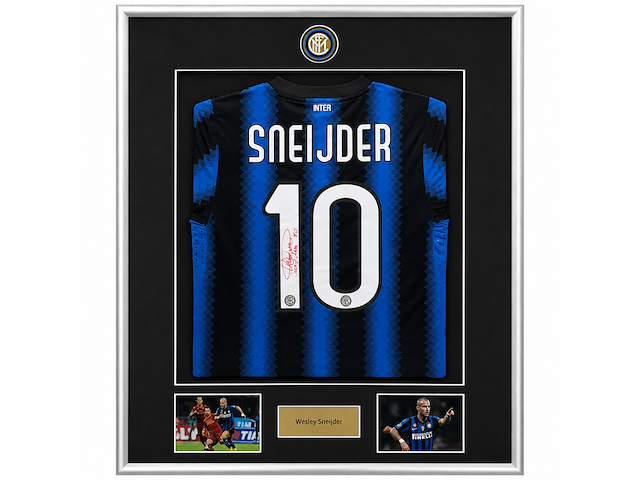 Gesigneerd voetbalshirt, nike, internazionale milan, wesley sneijder - afbeelding 1 van  7