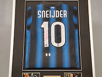 Gesigneerd voetbalshirt, nike, internazionale milan, wesley sneijder - afbeelding 3 van  7