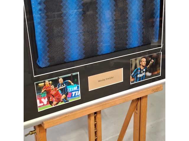 Gesigneerd voetbalshirt, nike, internazionale milan, wesley sneijder - afbeelding 6 van  7