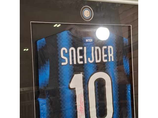 Gesigneerd voetbalshirt, nike, internazionale milan, wesley sneijder - afbeelding 7 van  7