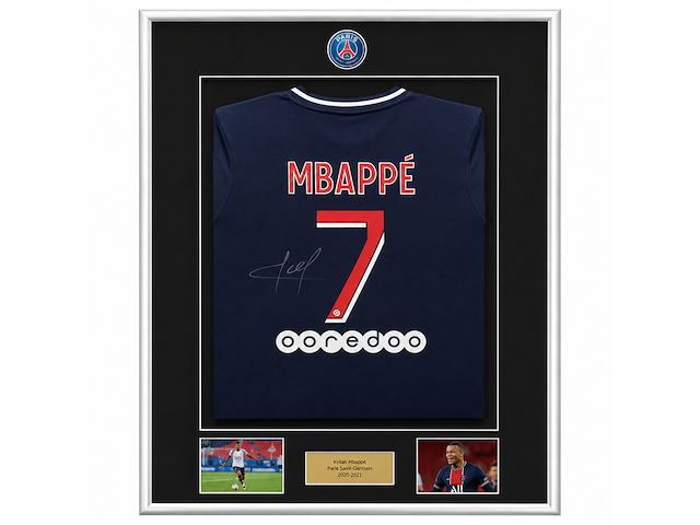 Gesigneerd voetbalshirt, paris saint-germain, kylian mbappe - afbeelding 1 van  11