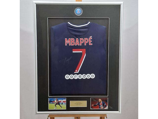 Gesigneerd voetbalshirt, paris saint-germain, kylian mbappe - afbeelding 4 van  11