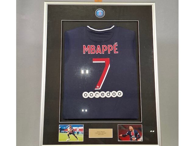 Gesigneerd voetbalshirt, paris saint-germain, kylian mbappe - afbeelding 5 van  11