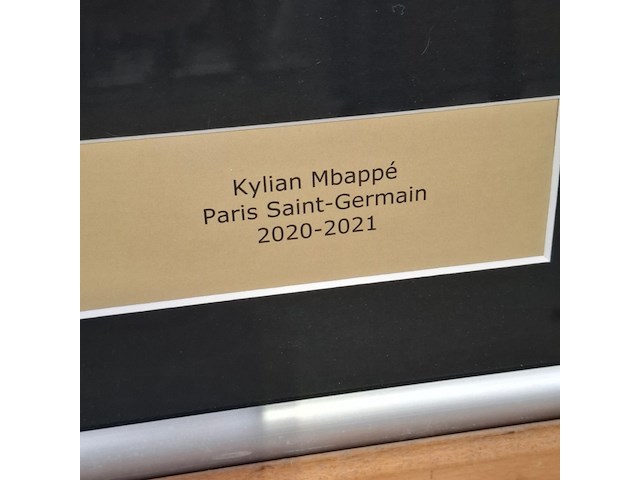 Gesigneerd voetbalshirt, paris saint-germain, kylian mbappe - afbeelding 7 van  11