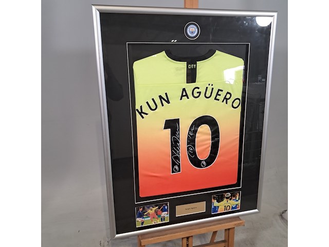 Gesigneerd voetbalshirt, 'sergio agüero' - afbeelding 6 van  9
