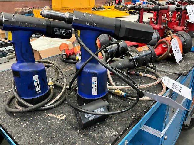 Gesipa taurus 2 diverse pneumatische blindklinkmoertang (3x) - afbeelding 4 van  5