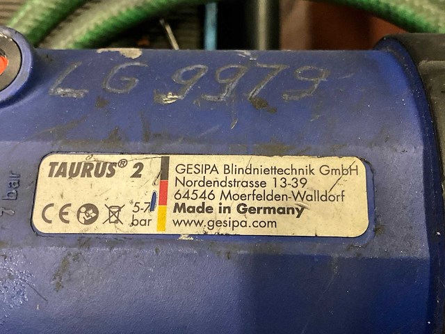 Gesipa taurus 2 diverse pneumatische blindklinkmoertang (3x) - afbeelding 5 van  5