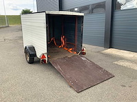 Gesloten aanhangwagen met laadklep - afbeelding 5 van  7