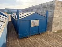 Gesloten afzetcontainer met klepdeksels (2x) - afbeelding 4 van  7