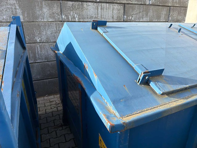 Gesloten afzetcontainer met klepdeksels (2x) - afbeelding 7 van  7