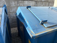 Gesloten afzetcontainer met klepdeksels (2x) - afbeelding 7 van  7