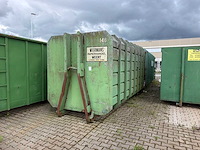 Gesloten haakarm afzet afvalcontainer voor pers - afbeelding 1 van  6