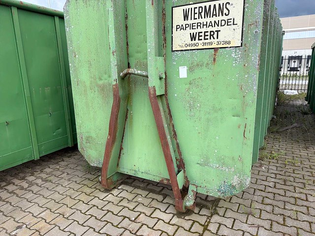Gesloten haakarm afzet afvalcontainer voor pers - afbeelding 2 van  6