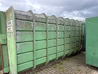 Gesloten haakarm afzet afvalcontainer voor pers - afbeelding 3 van  6