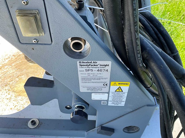 Gesloten lucht speedypacker insight foam-in-zak verpakkingssysteem - afbeelding 12 van  13