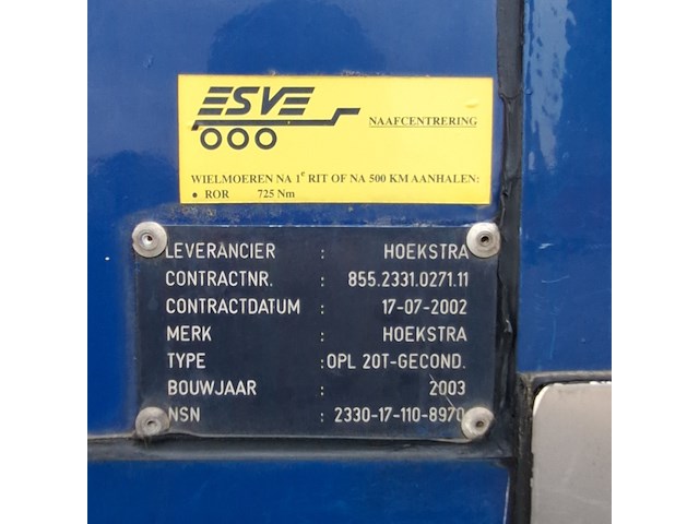 Gesloten oplegger, hoekstra, 0pl 20t-gecond. - afbeelding 5 van  18