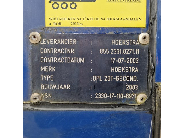 Gesloten oplegger, hoekstra - afbeelding 13 van  51
