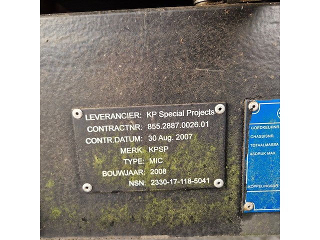 Gesloten oplegger, kp special projects / jumbo, t0132zqe / mic, 2008 - afbeelding 11 van  71