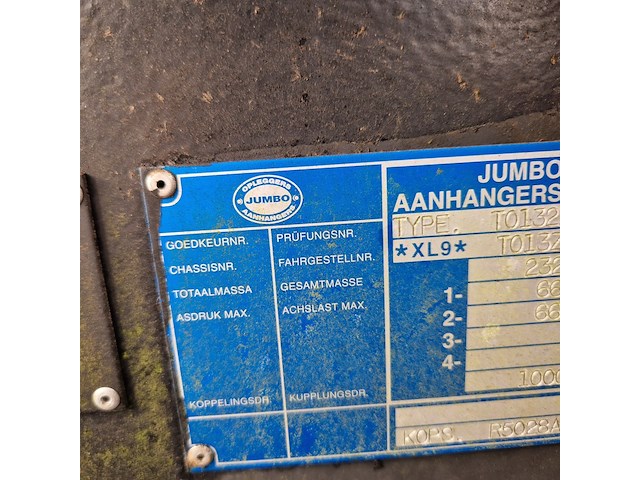 Gesloten oplegger, kp special projects / jumbo, t0132zqe / mic, 2008 - afbeelding 14 van  71