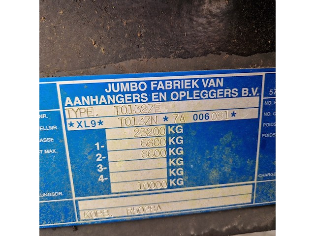 Gesloten oplegger, kp special projects / jumbo, t0132zqe / mic, 2008 - afbeelding 15 van  71