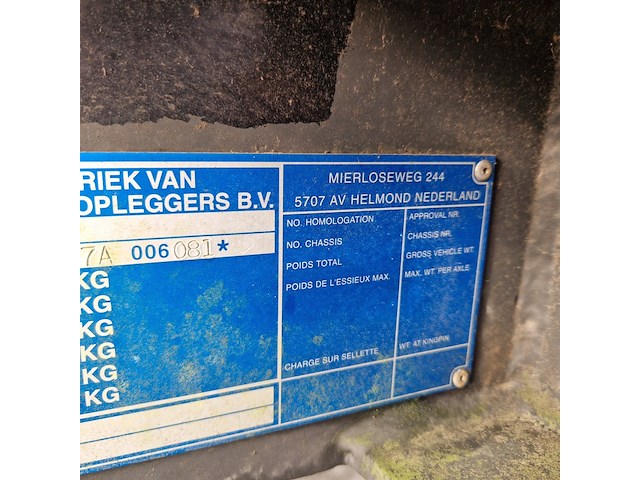 Gesloten oplegger, kp special projects / jumbo, t0132zqe / mic, 2008 - afbeelding 16 van  71