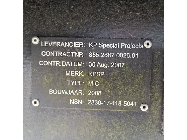 Gesloten oplegger, kp special projects / jumbo, t0132zqe / mic, 2008 - afbeelding 70 van  71