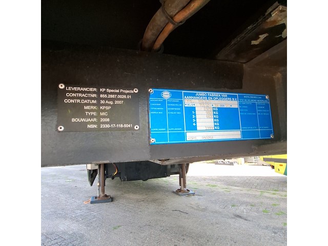 Gesloten oplegger, kp special projects / jumbo, t0132zqe / mic, 2008 - afbeelding 3 van  14