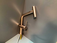 Gessi inedito keukenmengkraan brushed copper - afbeelding 5 van  14