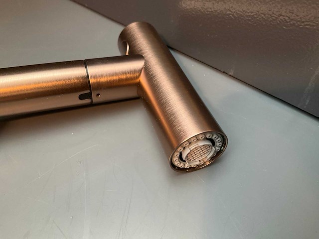 Gessi inedito keukenmengkraan brushed copper - afbeelding 9 van  14