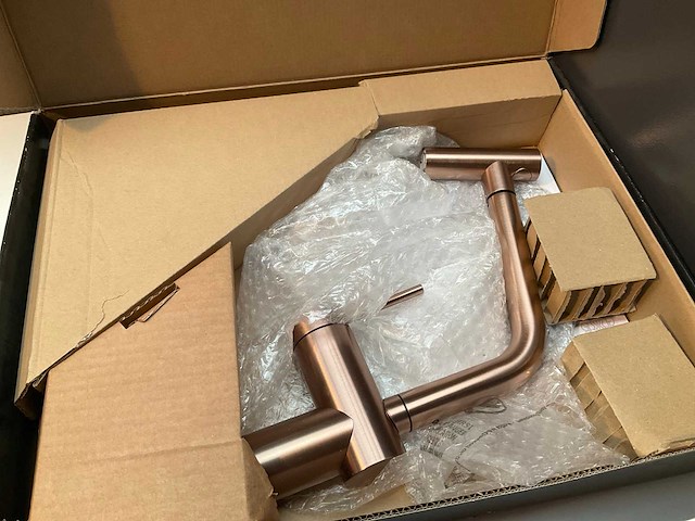 Gessi inedito keukenmengkraan brushed copper - afbeelding 12 van  14