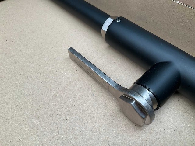 Gessi officine keukenmengkraan matt black finox 60051 599 - afbeelding 3 van  17