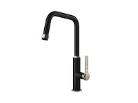 Gessi officine keukenmengkraan matt black finox 60051 599 - afbeelding 10 van  17