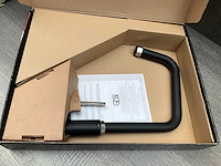 Gessi officine keukenmengkraan matt black finox 60051 599 - afbeelding 11 van  17