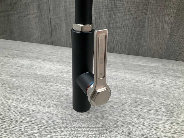 Gessi officine keukenmengkraan matt black finox 60051 599 - afbeelding 14 van  17