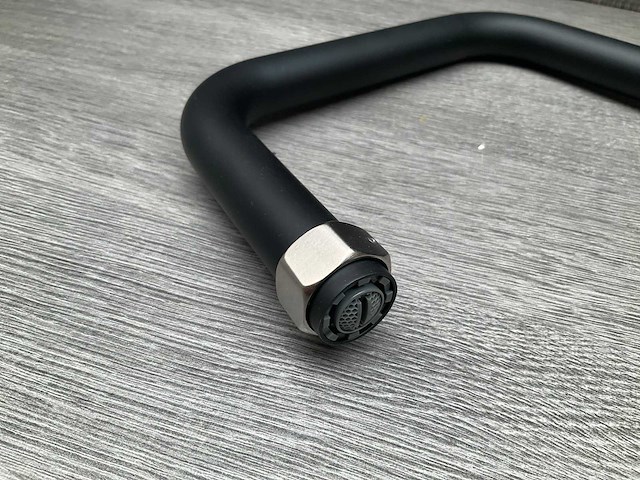 Gessi officine keukenmengkraan matt black finox 60051 599 - afbeelding 15 van  17