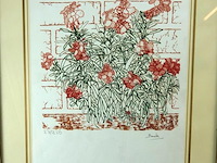 Gestileerd stilleven druk 27/250 potlood gesigneerd en genummerd - afbeelding 3 van  5