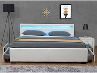 Gestoffeerd bed lyon 140 × 200 - afbeelding 3 van  7